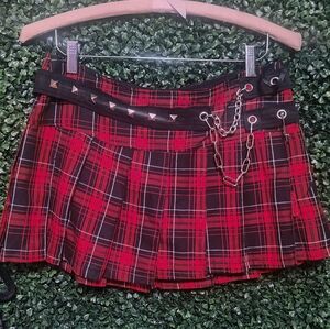 Tripp plaid skirt